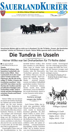 Tundra in Usseln - Heiner Wilke bei TV Aufzeichnungen
